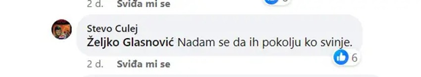 Stevo Culej, sraman komentar