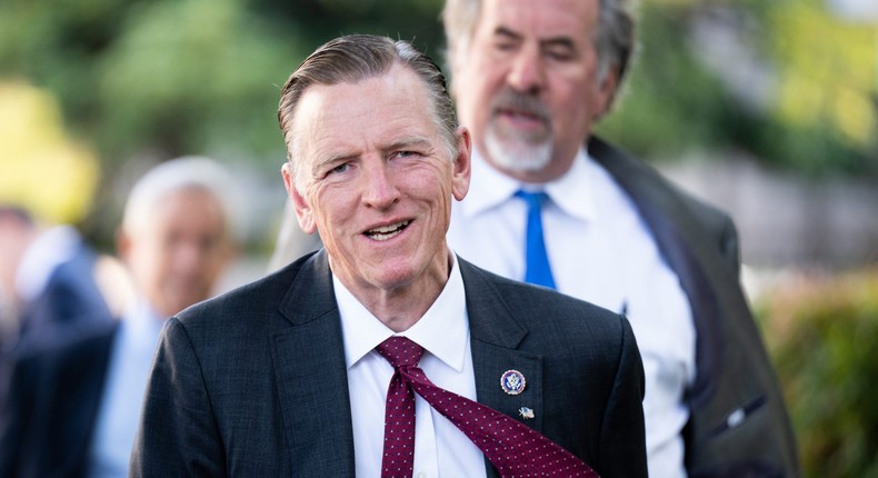 Republican Rep. Paul Gosar of Arizona on Capitol Hill on April 27, 2022.Bill Clark/CQ-Roll Call via Getty Images