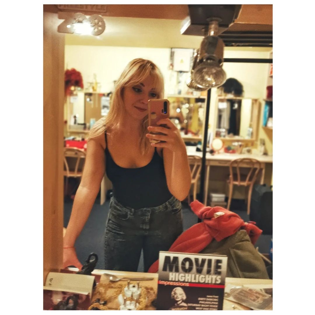 Česká herečka a speváčka Anna Slováčková. 