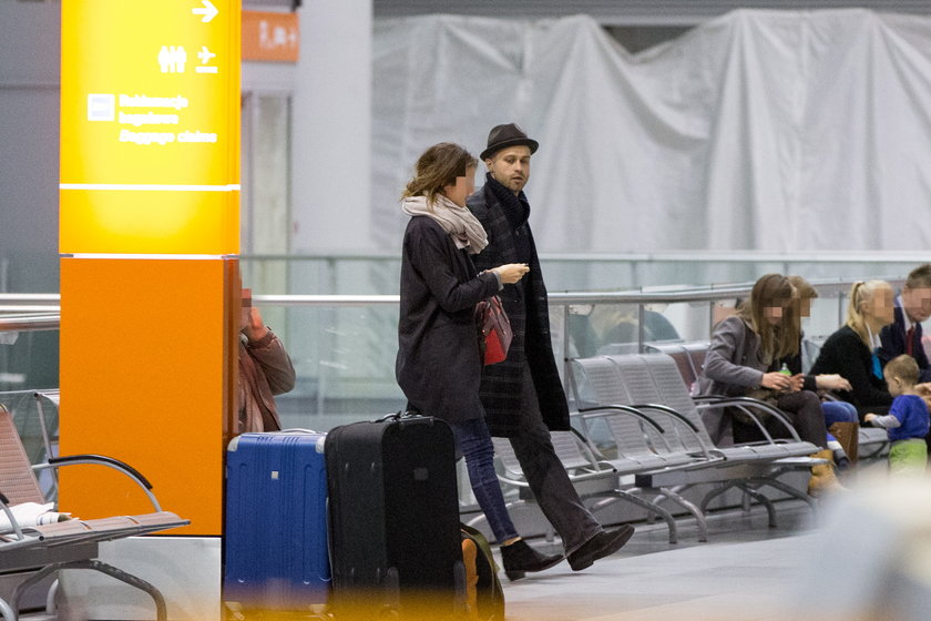 Maciej Zakościelny odwiózł dziewczynę na lotnisko
