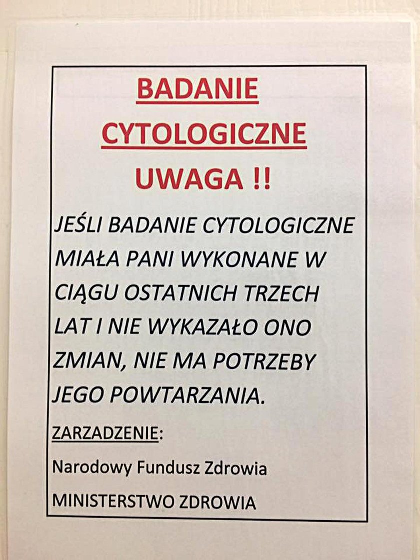 Położna zniechęcała do badań