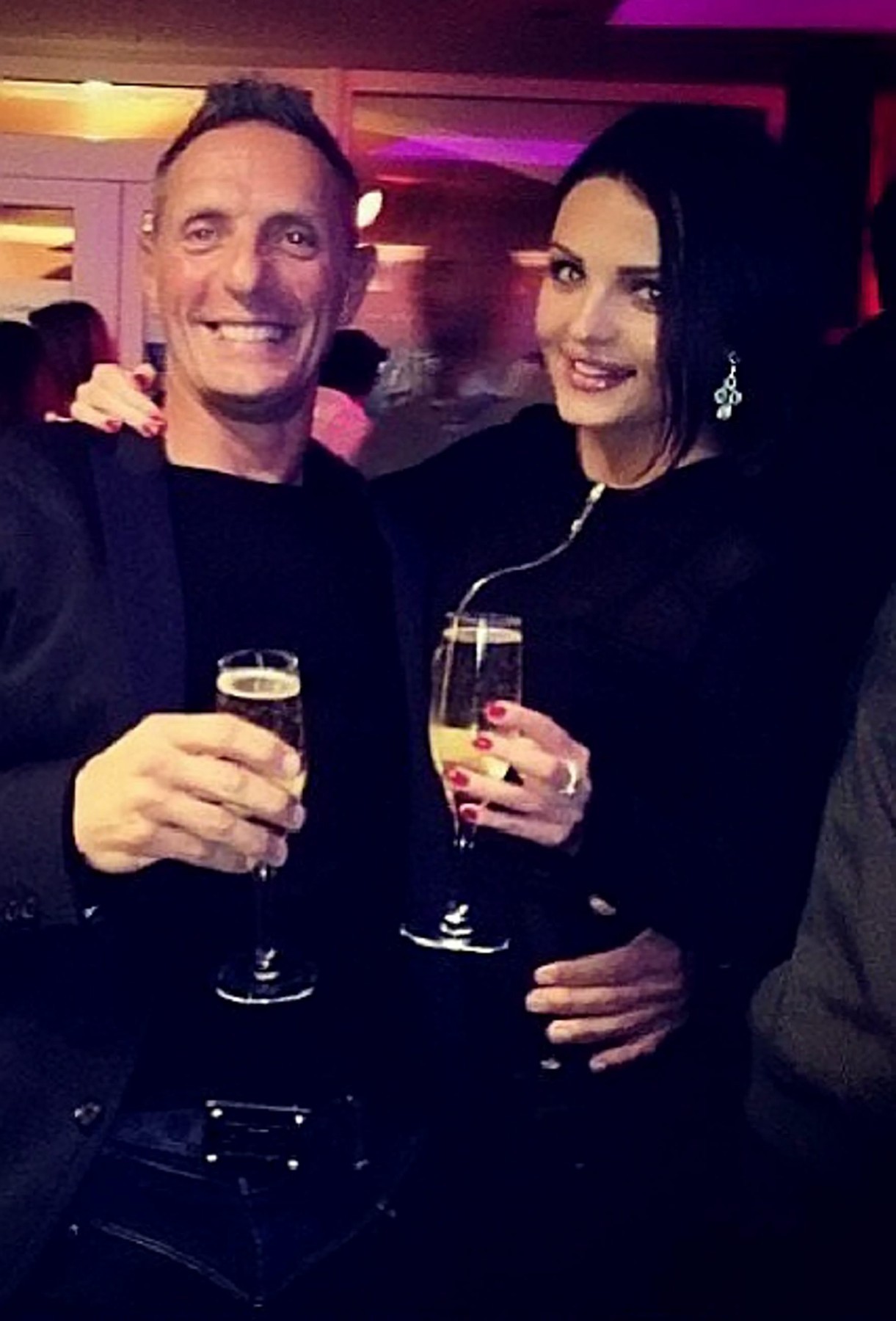 Andrew Bush ruskou priateľkou Mariou Korotajevovou.