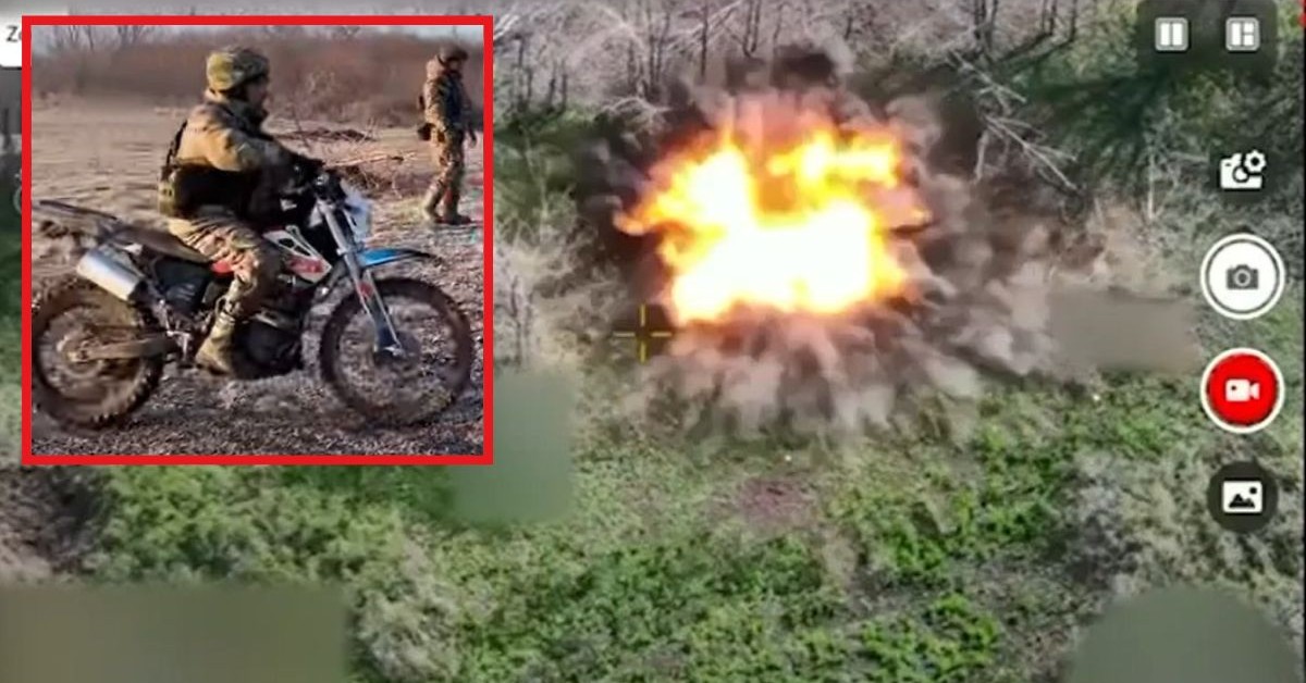 Krwawy pogrom pod Pokrowskiem. Rozwalili niemal setkę rosyjskich motocykli
