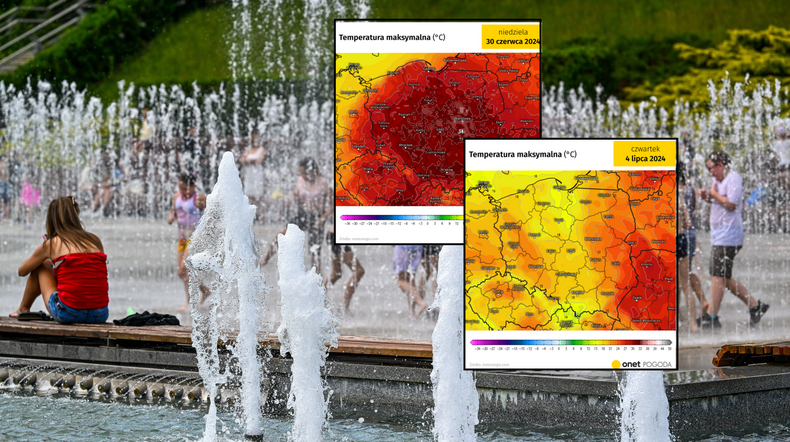 Afrykański żar ogarnie całą Polskę. Do apogeum jeszcze długa droga (mapy: meteologix.com)