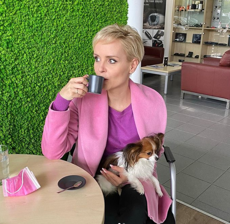 Moderátorka Kvetka Horváthová. 