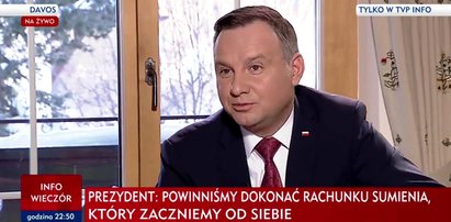 Andrzej Duda zrobił rachunek sumienia