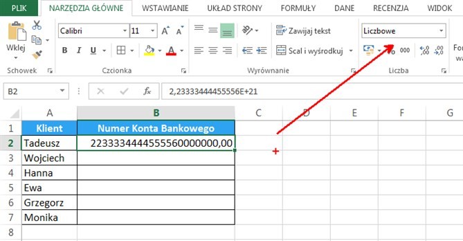 14 Poradnik Excel Jak Wprowadzić Numer Konta Bankowego Lub Inne Dane Które Excel źle Interpretuje 0263