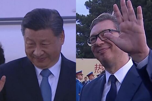 VUČIĆ ISPRATIO SI ĐINPINGA Kraj dvodnevne posete kineskog predsednika Srbiji (FOTO, VIDEO)