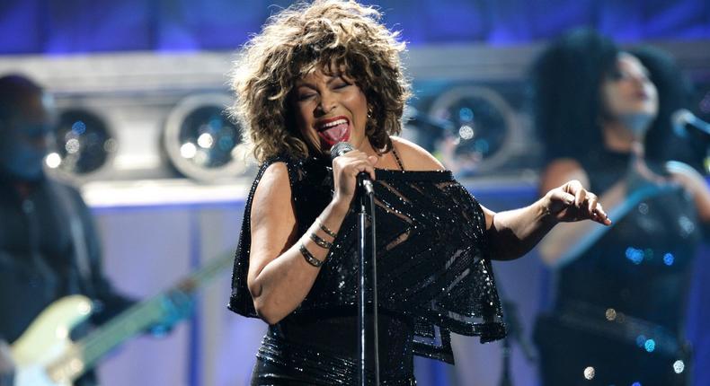 Tina Turner.Greetsia Tent/WireImage/Getty