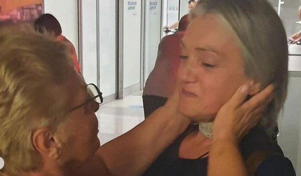 Leposava Dinkovski i sa ćerkom