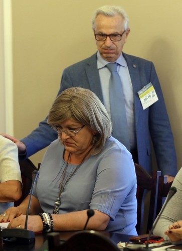 Anna Grodzka i profesor Lew Starowicz