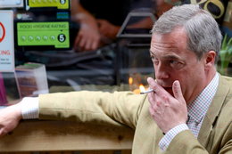 Nigel Farage dismisses 'clever people' who say that smoking kills