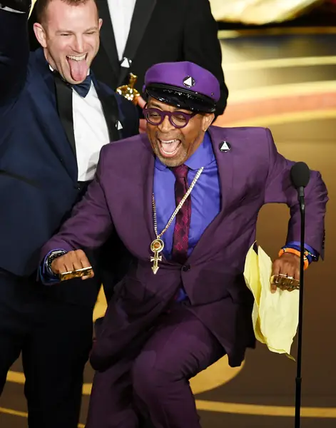 Spike Lee odbiera Oscara za najlepszy scenariusz adaptowany