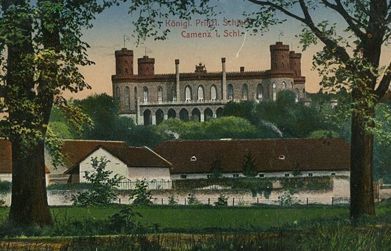 Pałac na starych pocztówkach