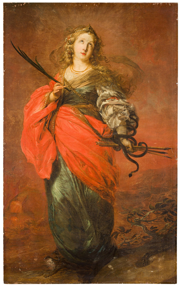 Michael Willmann, "Św. Krystyna" (1690–1695) 