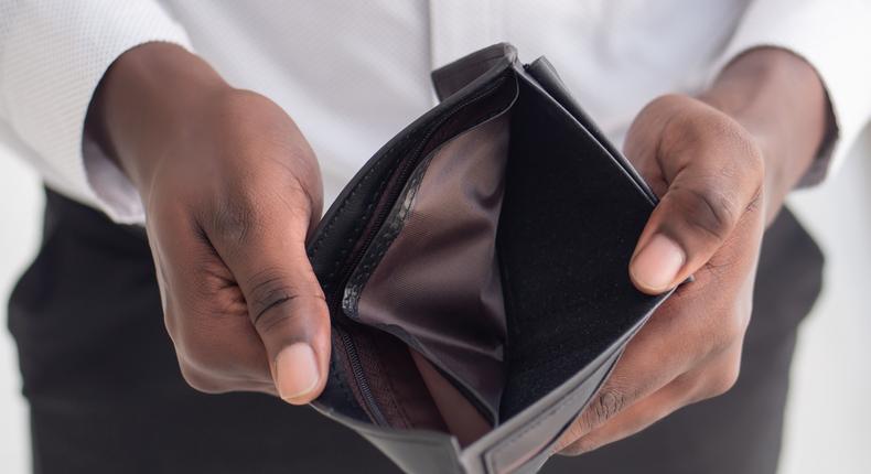 Empty Wallet (Shutterstock)