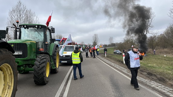 Protesty rolników pod Białymstokiem, Fasty DK65