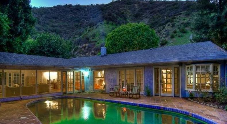 Salma Hayek's mid-century home