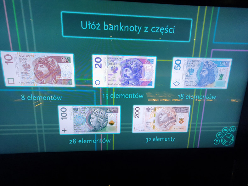 W Centrum Pieniądza można poukładać puzzle z... pieniędzy