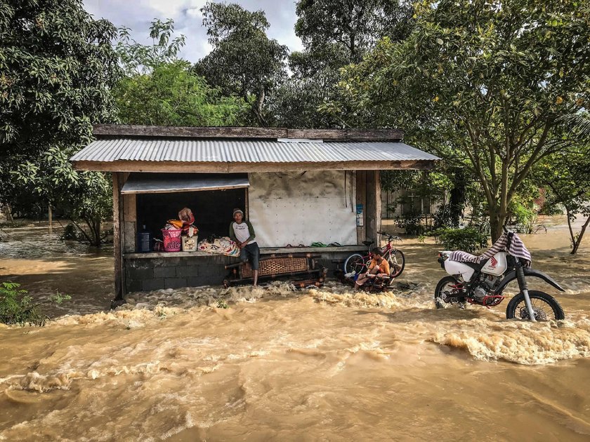 skutki burzy tropikalnej na Filipinach