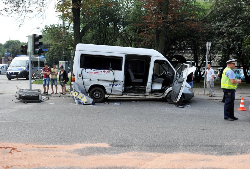 Wypadek Radwańska i Wólczańska w Łodzi