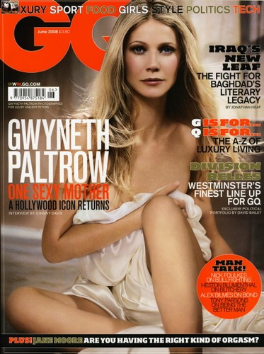 Gwyneth Paltrow w czerwcowym 'QQ'.