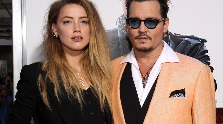 Az egykori színész házaspár, Amber Heard és Johnny Depp az amerikai bíróságon is összecsap egymással /Fotó: Getty Images