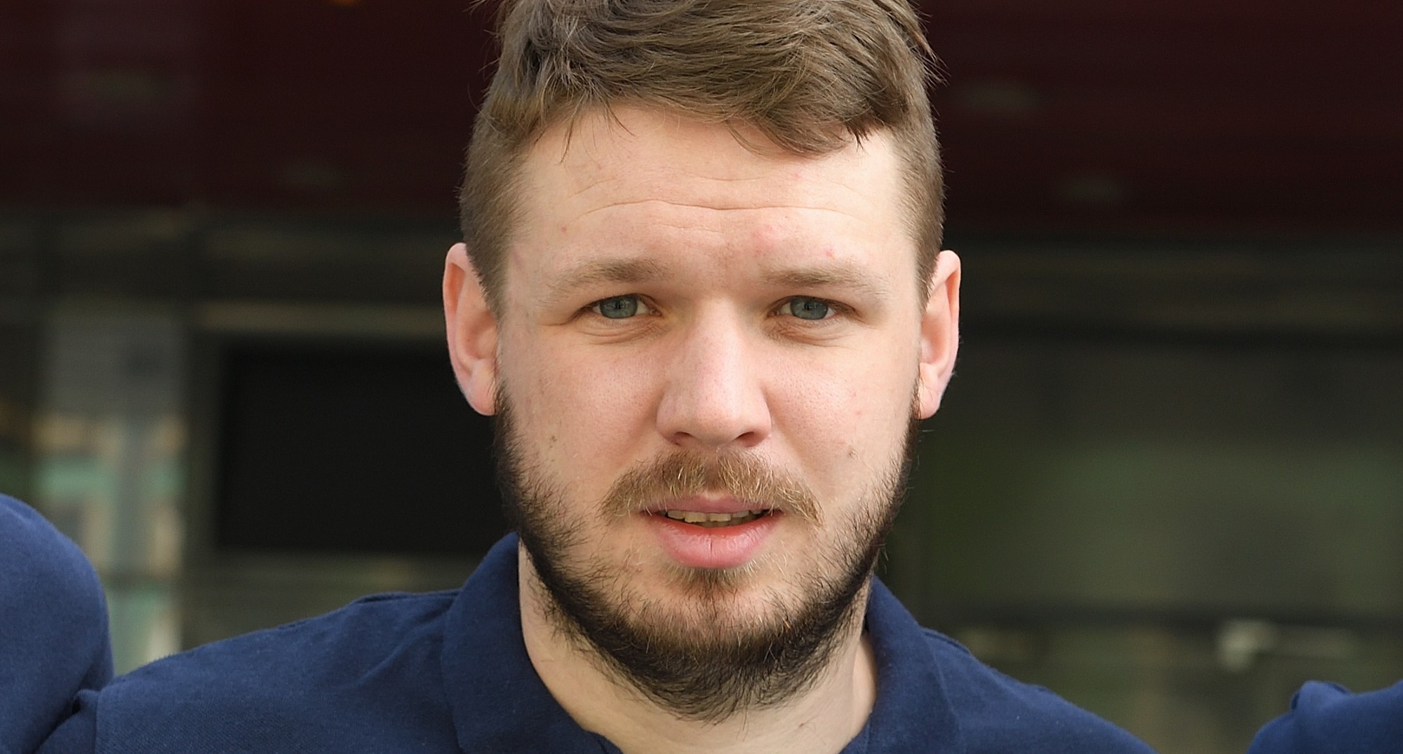 Slovenský hokejový brankár Denis Godla.