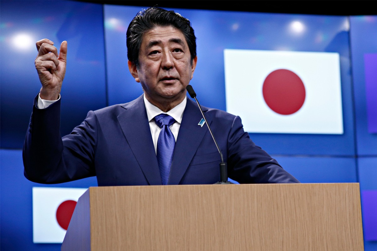 Premier Japonii Shinzo Abe