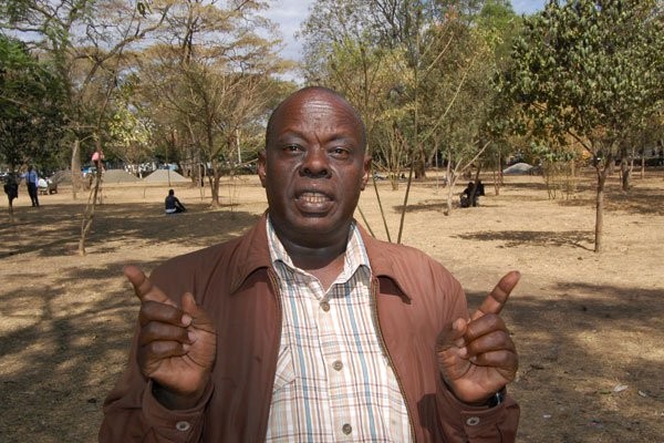 Andrew Yatich of the Nakuru branch of the Kalenjin Council of Elders 