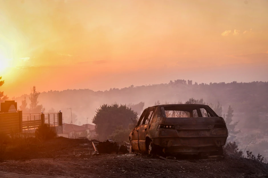 Grčka, požar