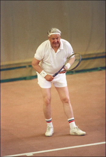 FILES-RUSSIA-YELTSIN-TENNIS