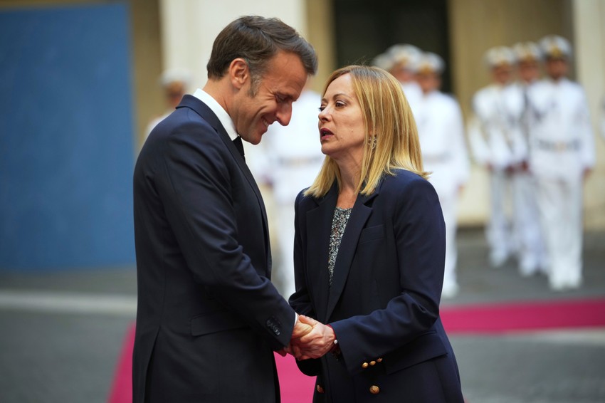 Makron i Đorđa Meloni
