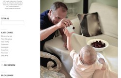 Donald Tusk na blogu córki. Karmi wnuka czereśniami