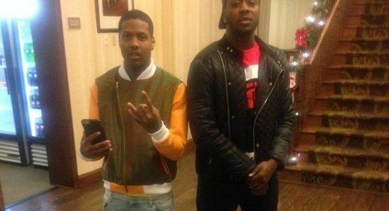 Lil Durk and his manager, late Uchenna Agina