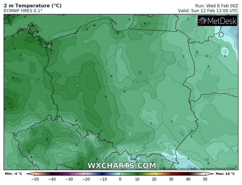 Temperatura niebawem w całej Polsce przekroczy 0 st. C