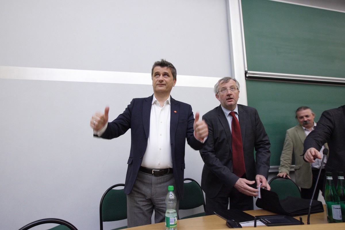 Janusz Palikot i Marek Siwiec