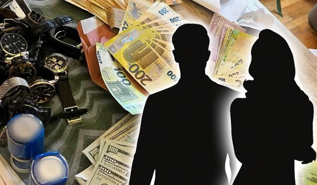 pranje novca siluete 