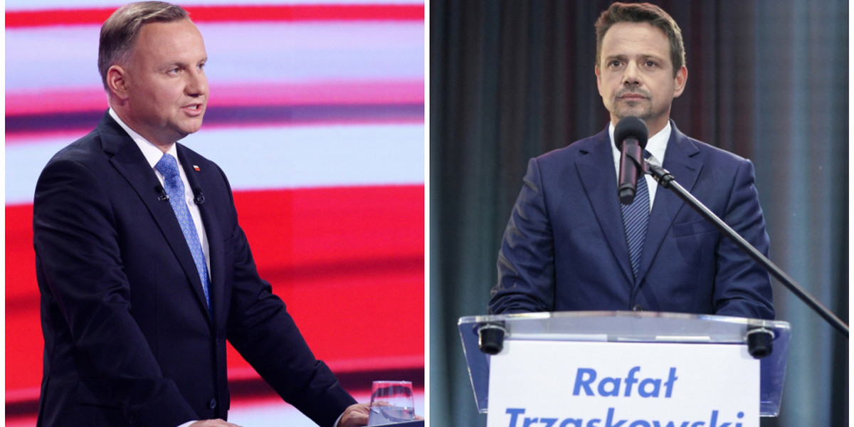 Rafał Trzaskowski i Andrzej Duda występowali 6 lipca oddzielnie, zamiast wziąć udział we wspólnej debacie. Odpowiadali m.in. na pytania dotyczące gospodarki.