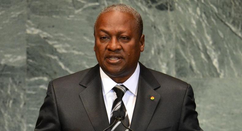 Former president, John Dramani Mahama