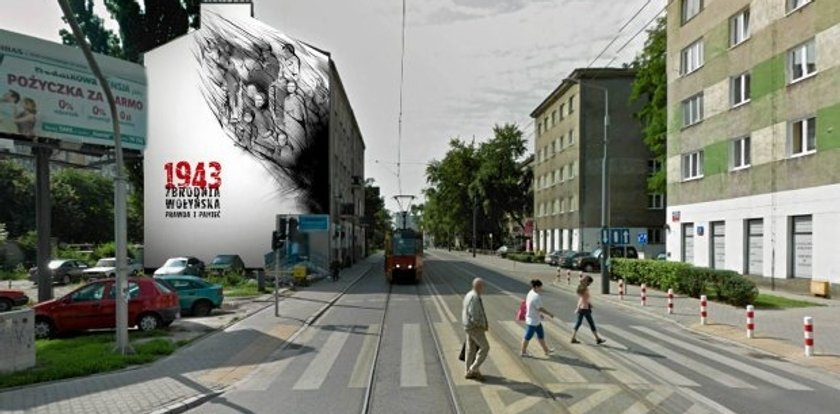 Malują mural o zbrodni Wołyńskiej!