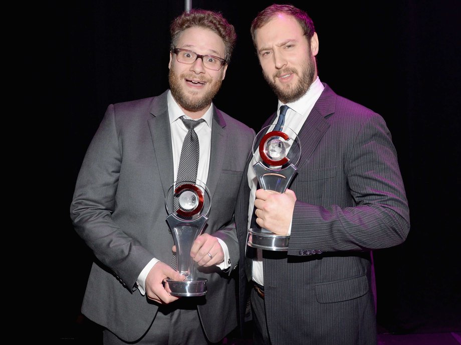 Seth Rogen, left, and Evan Goldberg.