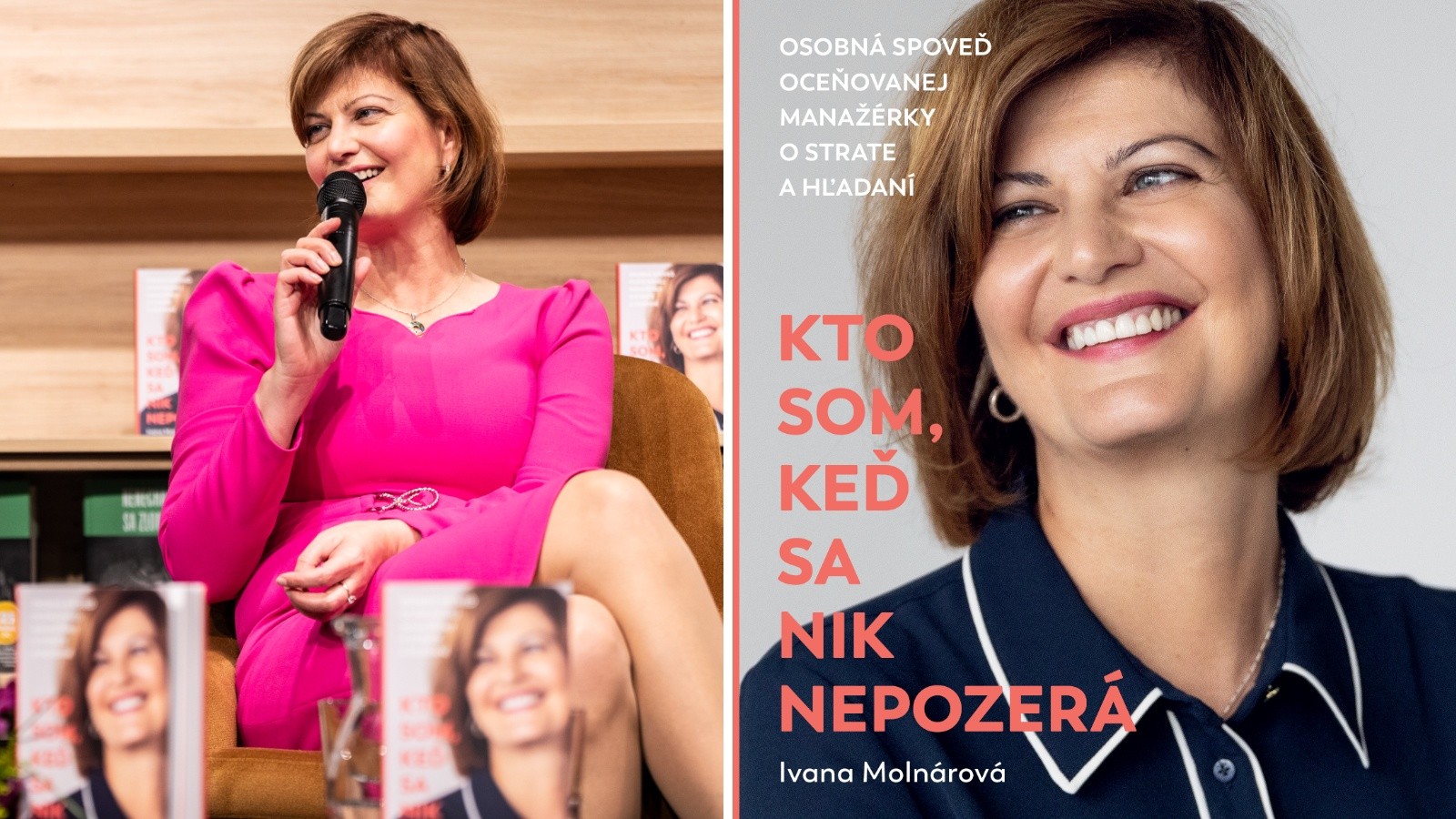 Bývalá šéfka najväčšieho pracovného portálu Ivana Molnárová a jej kniha.