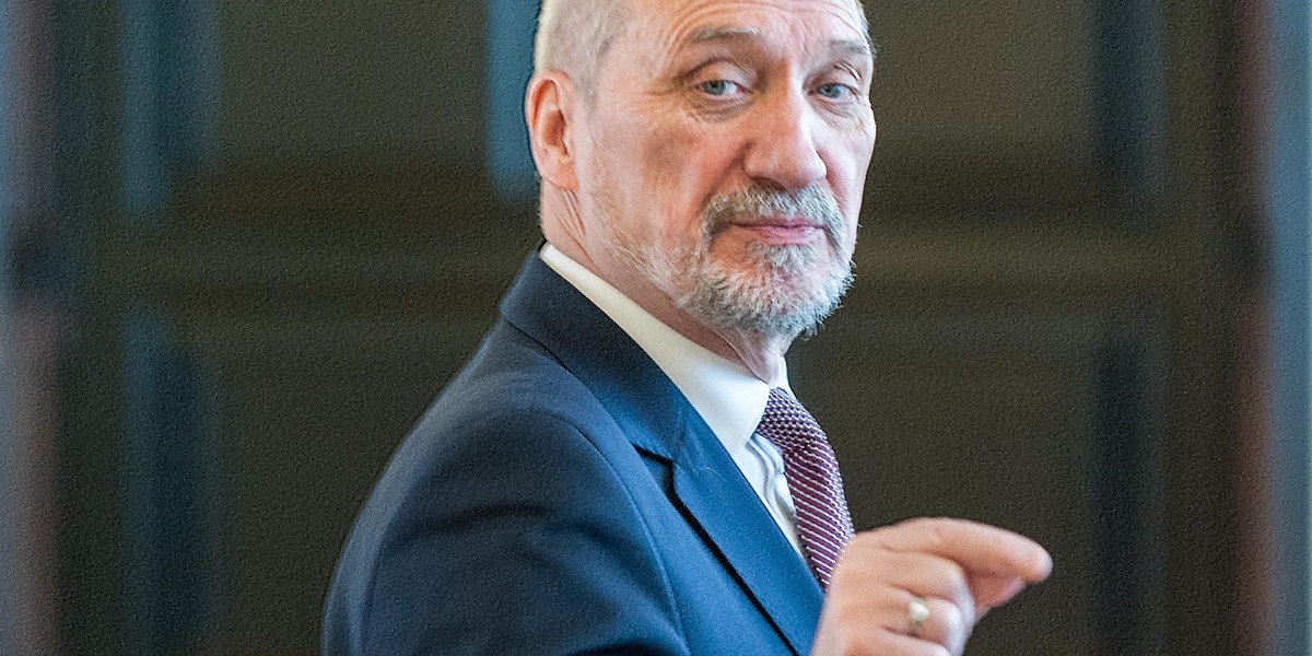 Szef MON Antoni Macierewicz