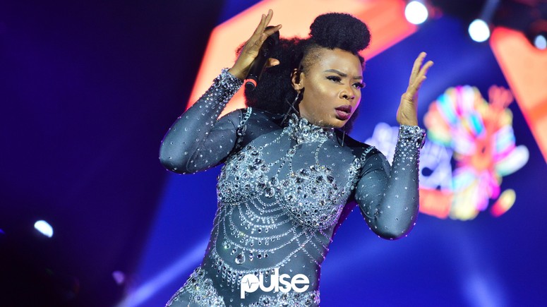Yemi Alade performing at Born In Africa Festival 2018