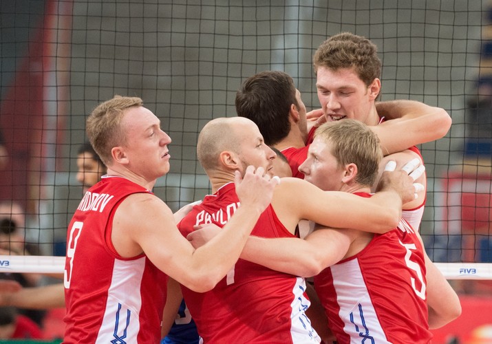 Rosjanie, od lewej: Alexey Spiridonov, Nikolay Pavlov, Sergey Grankin, Dmitriy Muserskiy