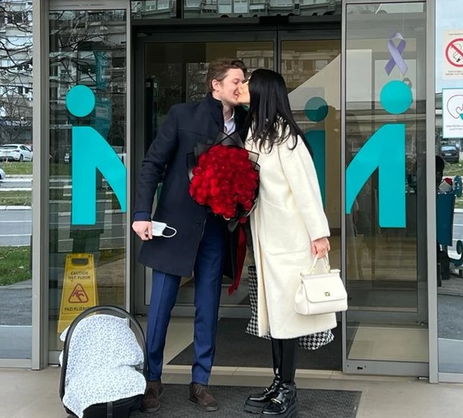 Dejana Živković sa mužem