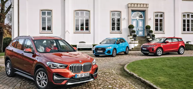 Porównanie SUV-ów klasy premium: Audi Q3, BMW X1, Range Rover Evoque