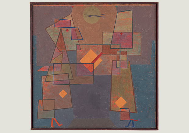 Auf dem Gemälde «Disput», 1929, von Paul Klee sind farbige Formen zu sehen.