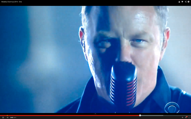 Metallica na gali Grammy 2014